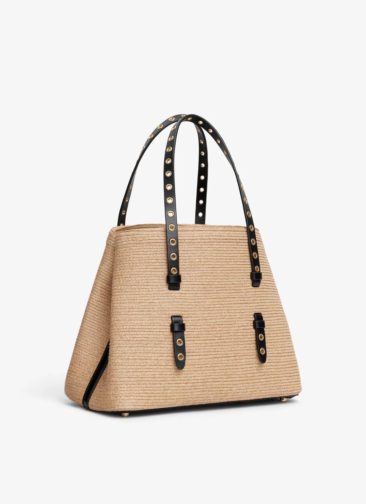 Alaïa MINA 25 BAG IN PAPER STRAW Natural Flash Sale