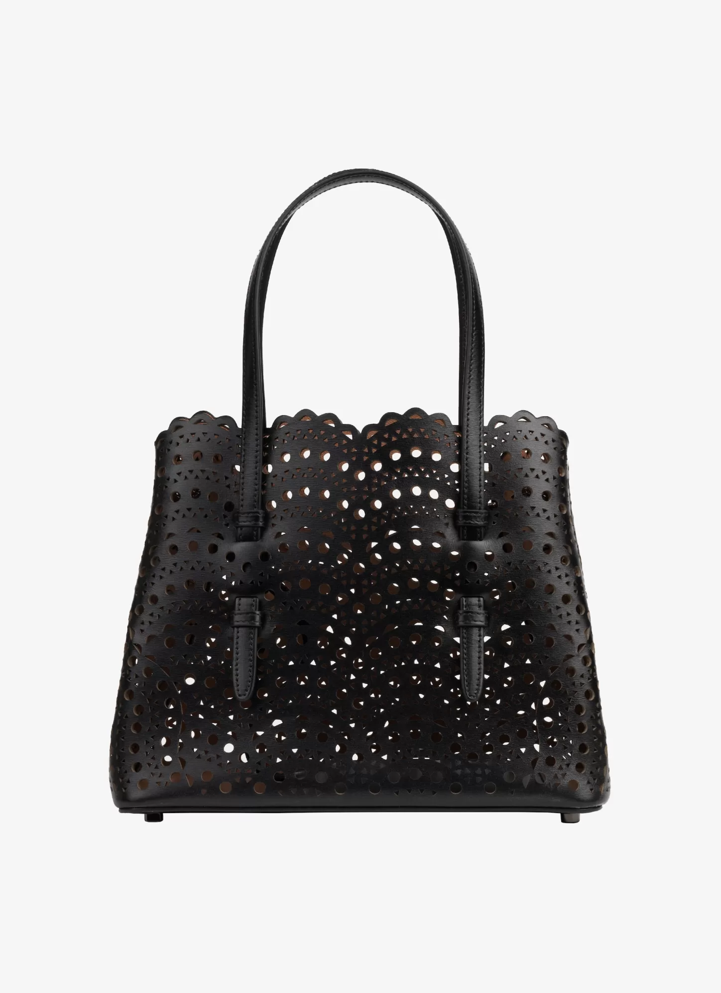 Alaïa MINA 25 BAG IN VIENNE WAVE CALFSKIN Black Cheap