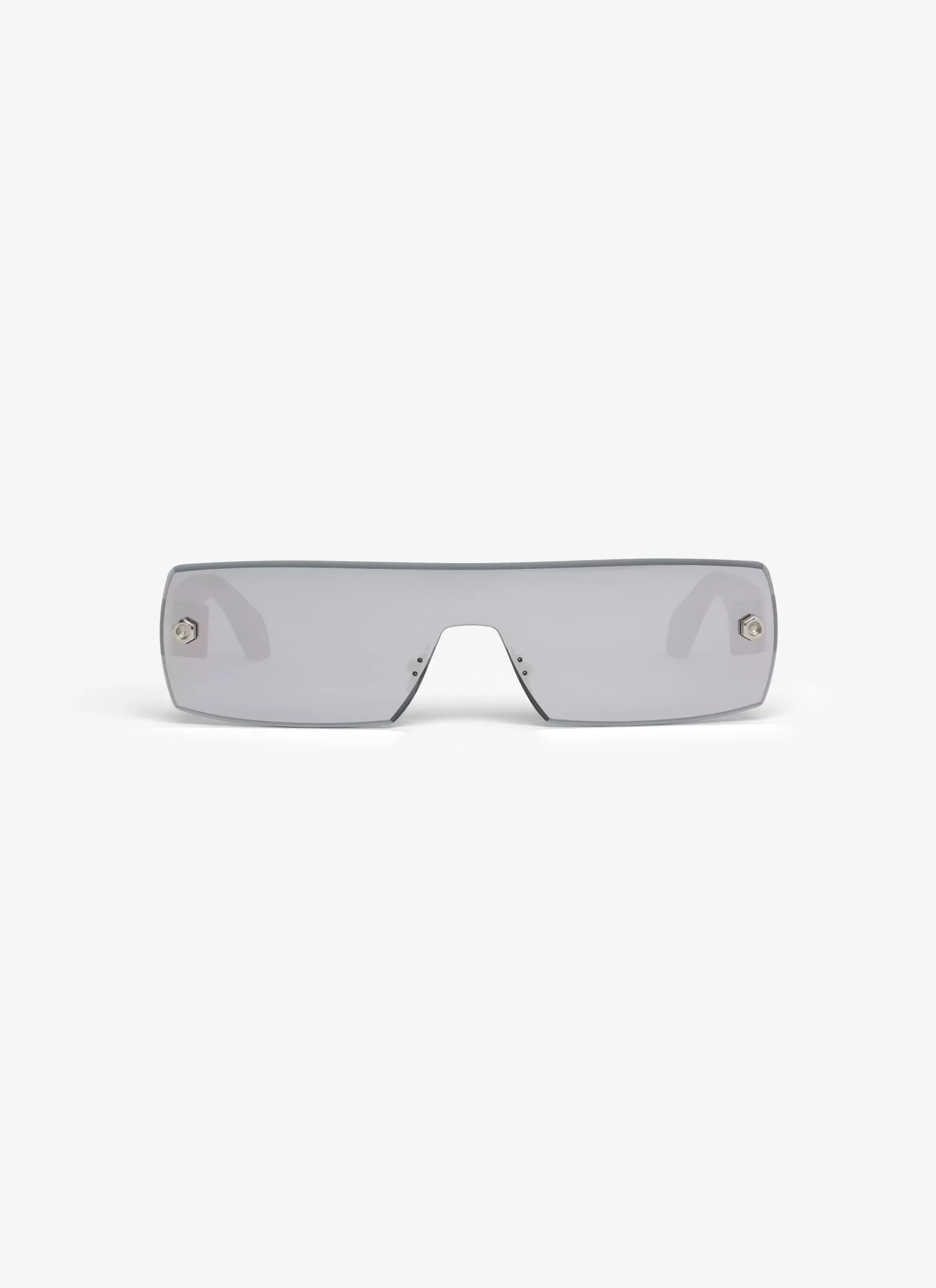 Alaïa NARROW MASK SUNGLASSES Silver Hot
