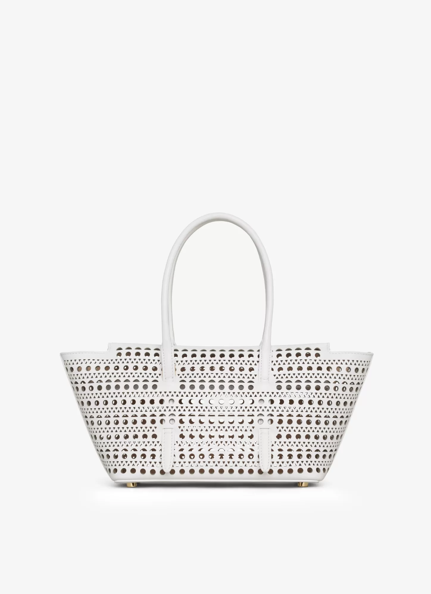 Alaïa NEO MINA 20 BAG IN VIENNE CALFSKIN White Discount