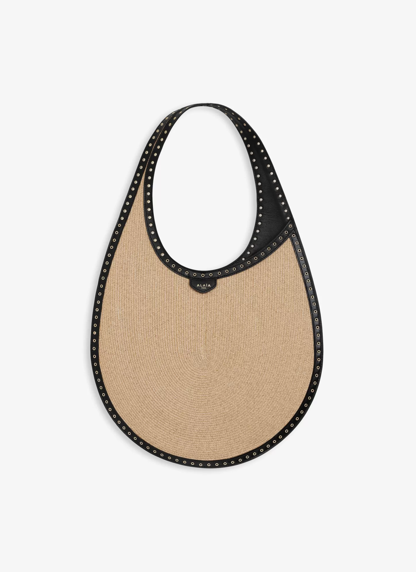 Alaïa ONE PIECE MEDIUM BAG IN PAPER STRAW Natural Discount