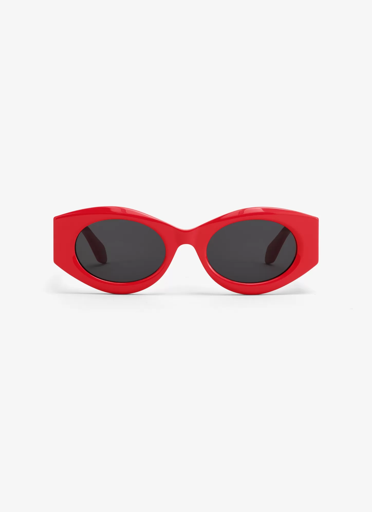 Alaïa OVAL SUNGLASSES Red Outlet