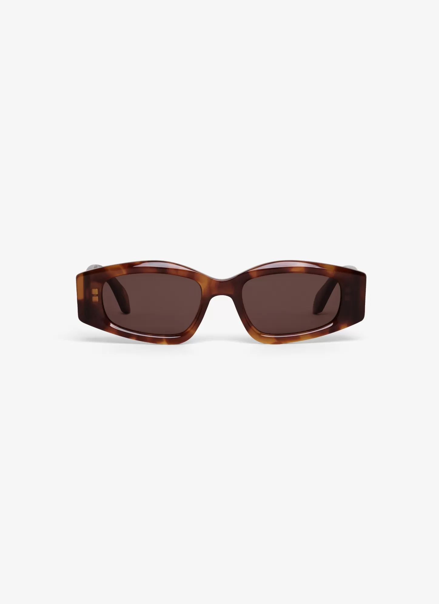 Alaïa OVAL SUNGLASSES Brown Flash Sale