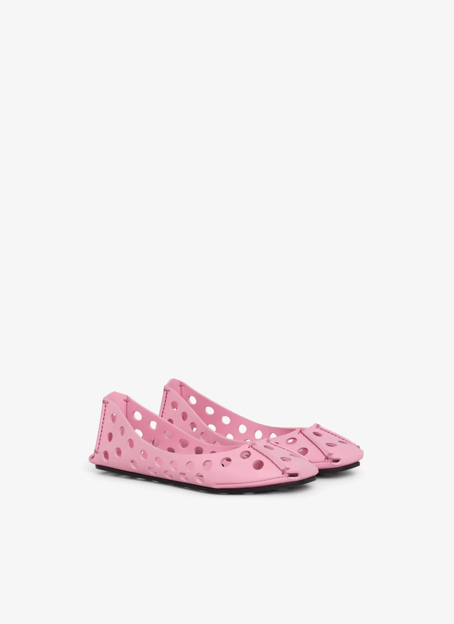 Alaïa PERFO BALLET FLATS IN CALFSKIN Candy Flash Sale
