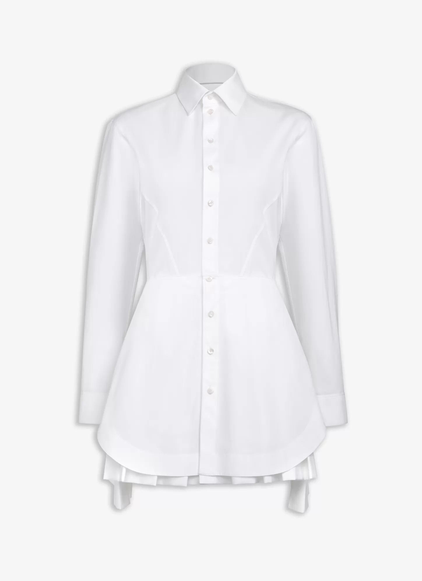 Alaïa POPLIN SHIRT DRESS White Store