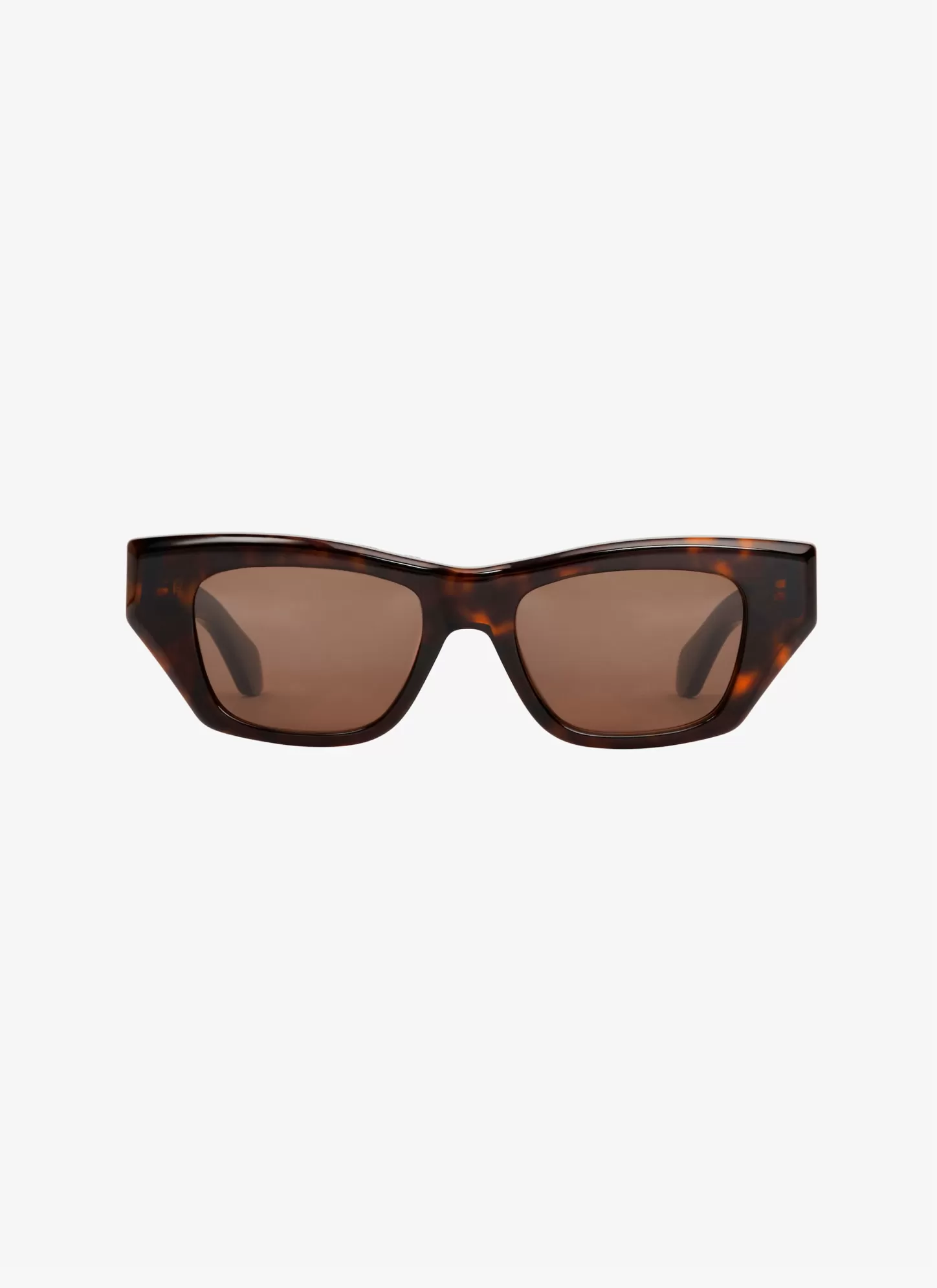 Alaïa RECTANGULAR SUNGLASSES Brown Best Sale