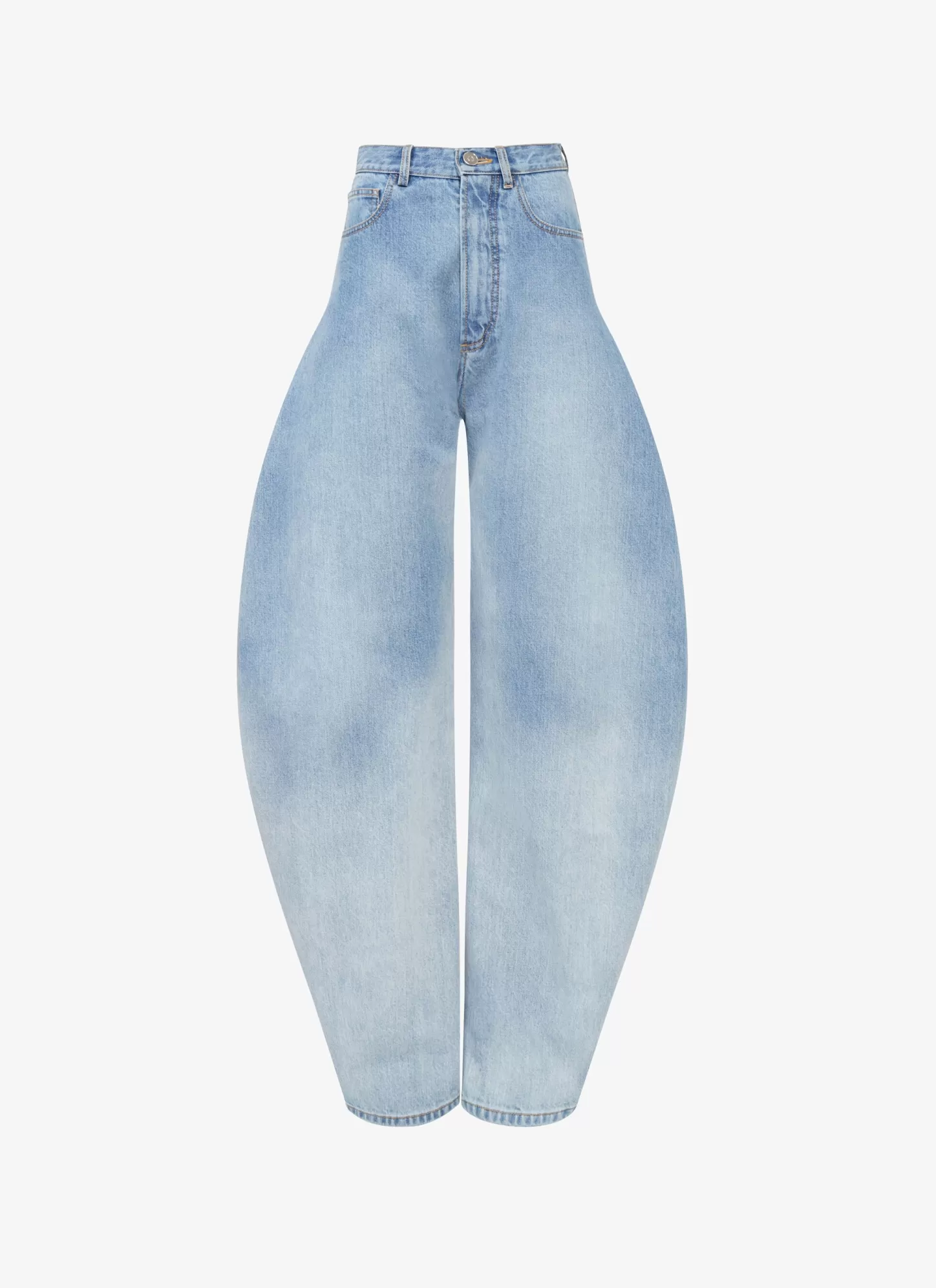 Alaïa ROUND JEANS IN SKY DENIM Blue Best