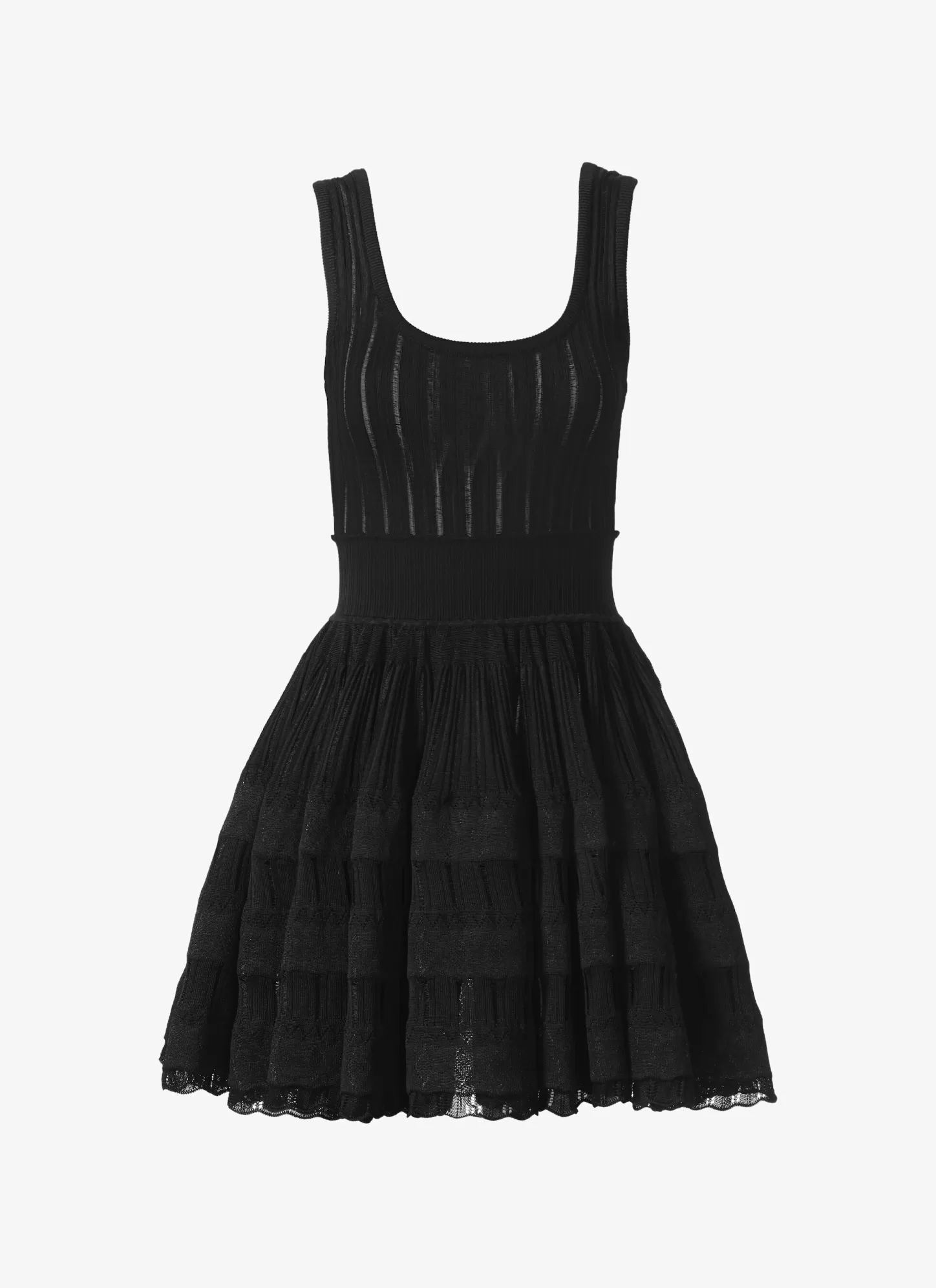 Alaïa Shiny Crinoline Dress Black Clearance