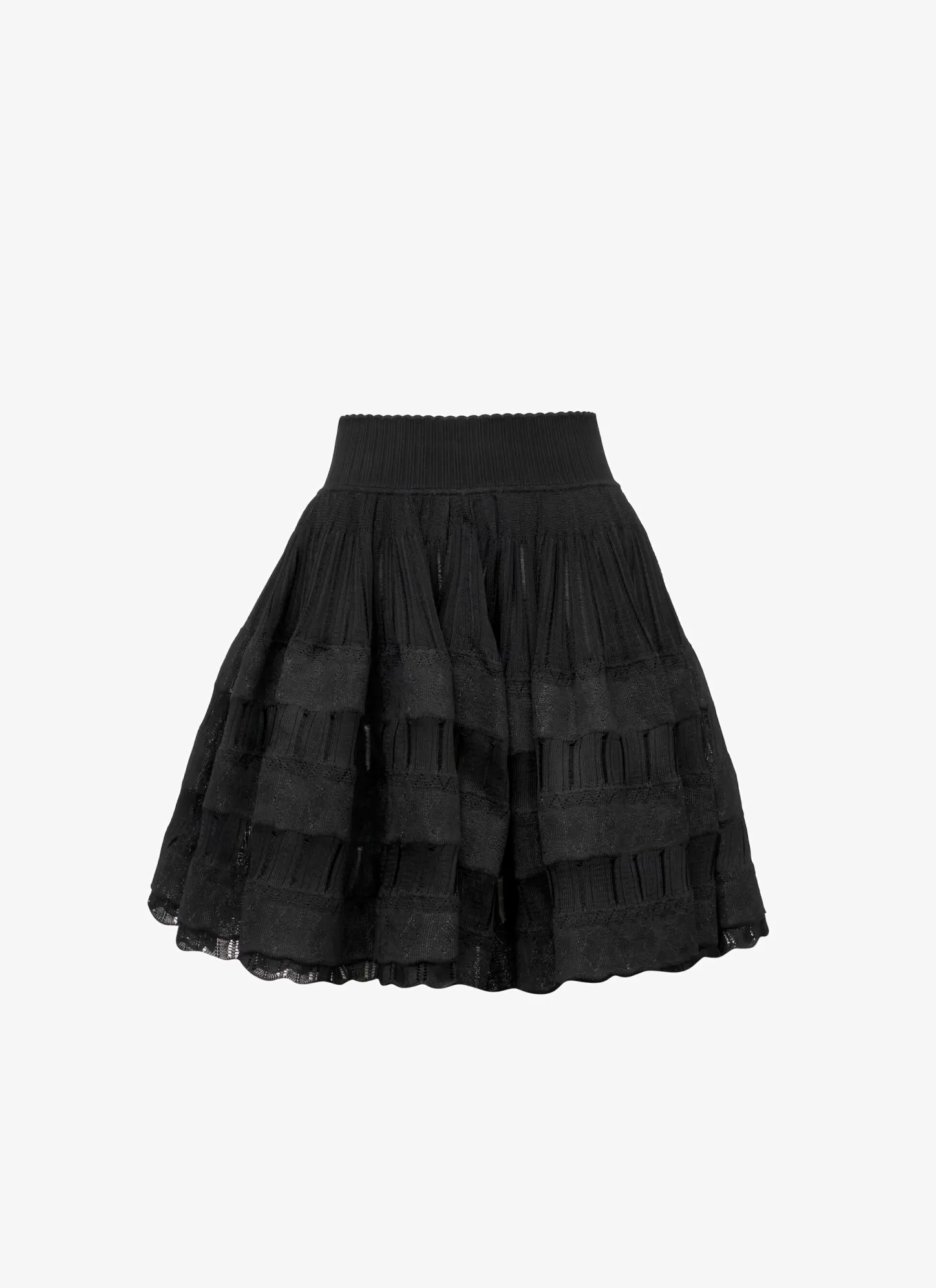 Alaïa Shiny Crinoline Skirt Black Fashion