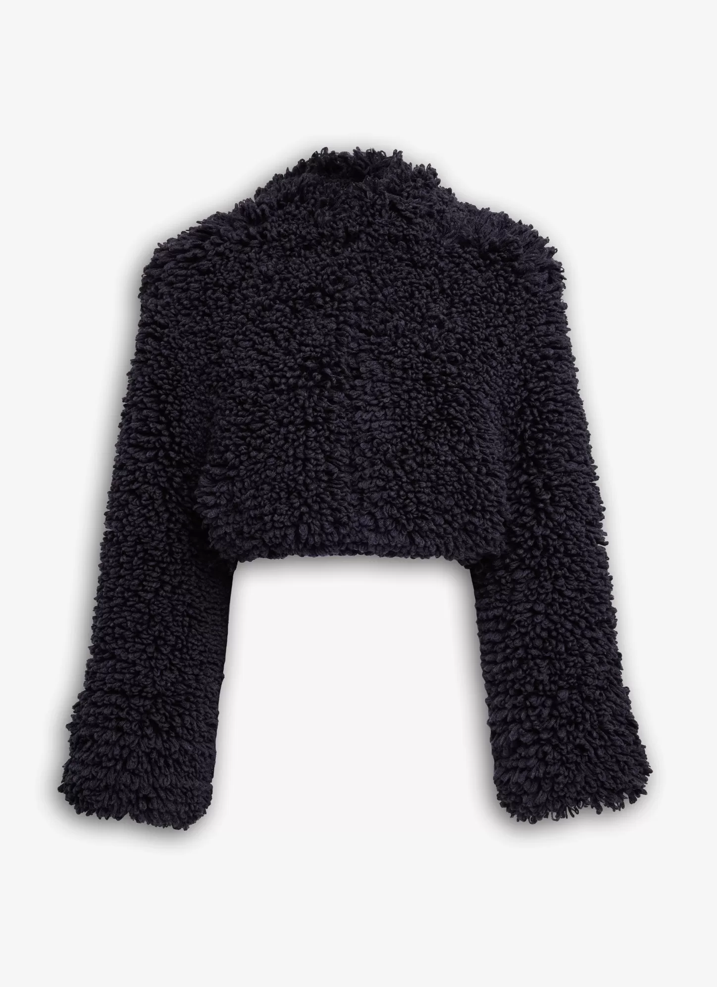 Alaïa SHORT JACKET IN KNITTED FUR Black Clearance