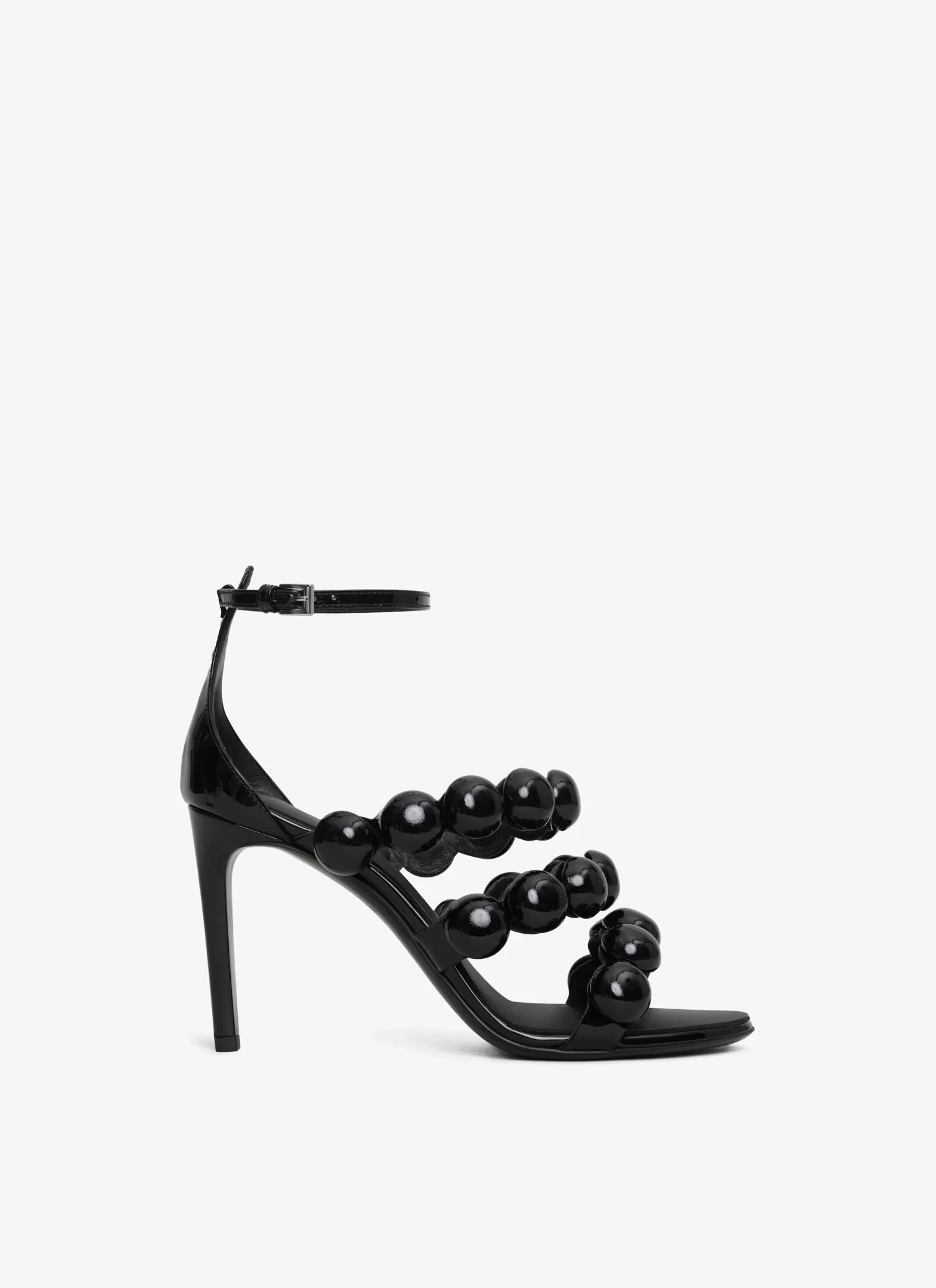 Alaïa SPHERE SANDALS IN PATENT LEATHER Black Fashion