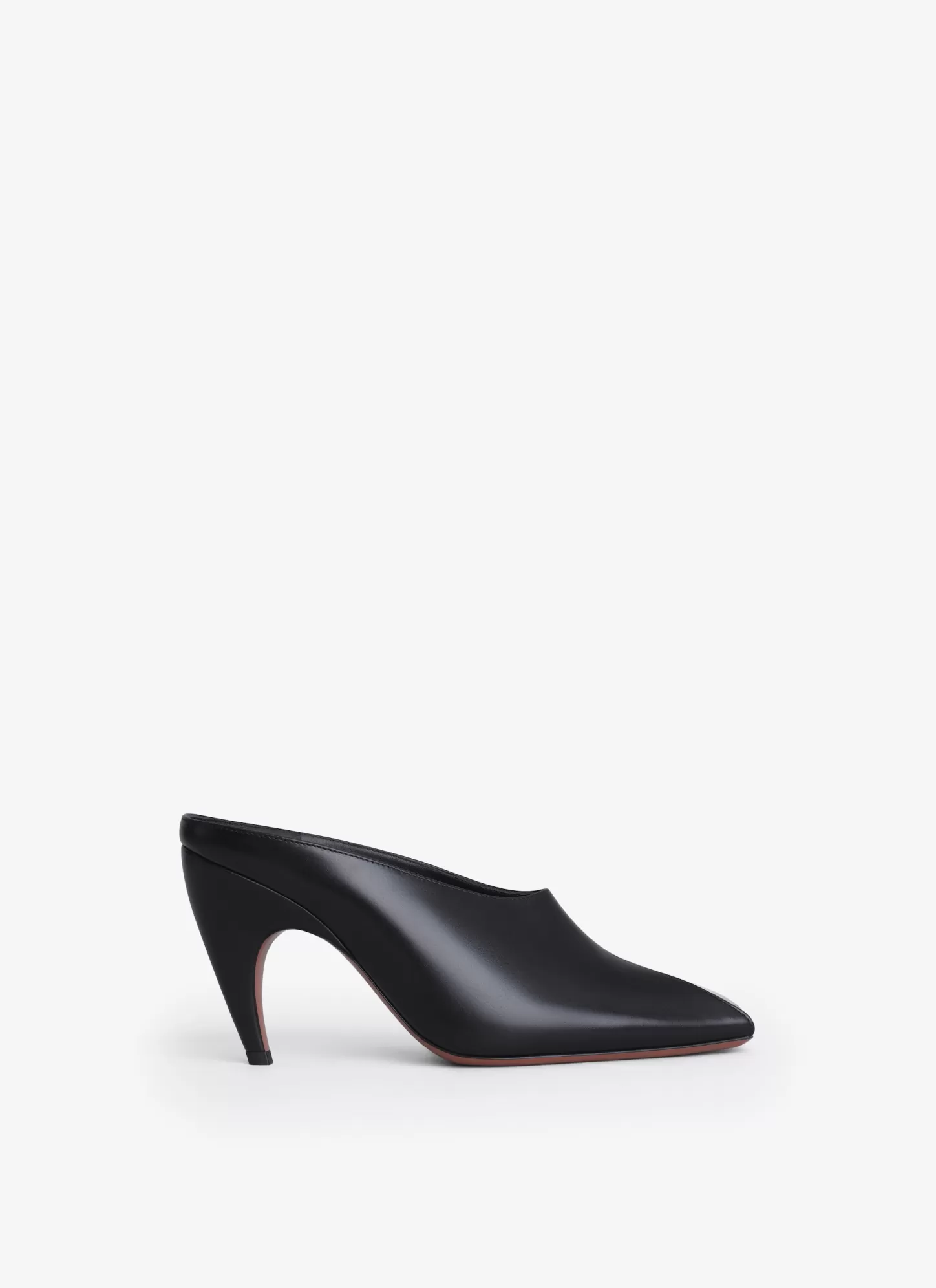 Alaïa SPIKE MULES IN CALFSKIN Black Online