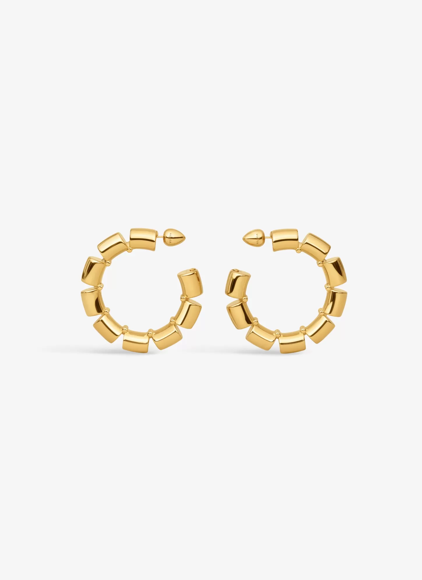 Alaïa STACKING HOOP EARRINGS Gold Cheap